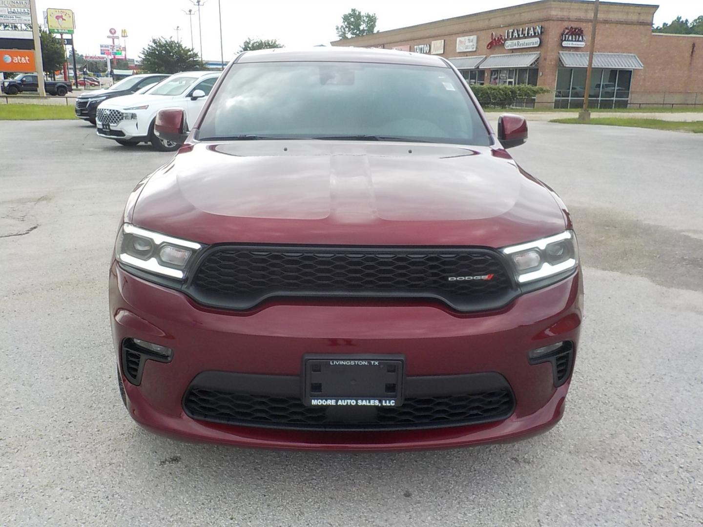 2022 Maroon /Black Dodge Durango (1C4RDHDG2NC) , located at 1617 W Church Street, Livingston, TX, 77351, (936) 327-3600, 30.710995, -94.951157 - LOW MILES!! Great family ride!! - Photo#2